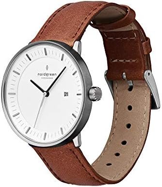 Nordgreen Philosopher Scandinavian Gun Metal Watch with Interchangeable Straps