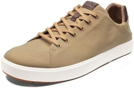 OLUKAI Lae'ahi Li Men's Sneakers, Drop-in Heel & All-Day Comfort, Breathable Lining, Waxed Canvas