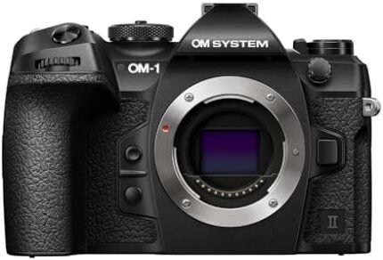 OM SYSTEM Olympus OM-1 Mark II Micro Four Thirds System Camera 20MP BSI Stacked Sensor Weather Sealed Design 5-Axis Image Stabilization 120fps sequential Shooting, Black