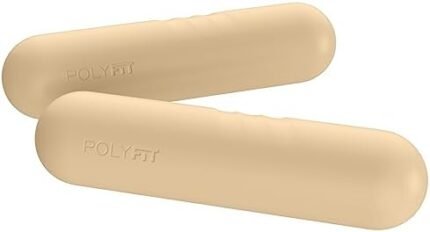 Polyfit Dumbbell Weight Bars for Women - Set of 2 (3.3 LB | 6.5 LB Pair) - Dumbbell Set for Walking, Yoga, Dance, Barre, Pilates, Cardio, Aerobics