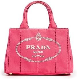 Prada Women's Pre-Loved Canapa 2way Tote, Canvas