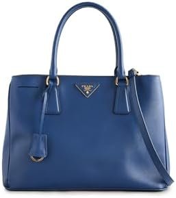 Prada Women's Pre-Loved Prada Blue Saffiano Lux Tote