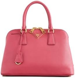 Prada Women's Pre-Loved Prada Pink Saffiano Promenade Medium Tote