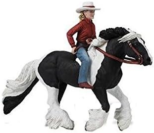 Safari Ltd. Audrey on Streaming Light Toy Set - Lifelike Horse Rider Figurine -Educational Toy for Boys, Girls, and Kids Ages 3+