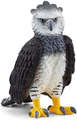 Schleich Wild Life Realistic Harpy Eagle Figurine - Authentic and Highly Detailed Rainforest Jungle Animal Toy, Durable for Education and Fun Play, Perfect for Boys and Girls, Ages 3+