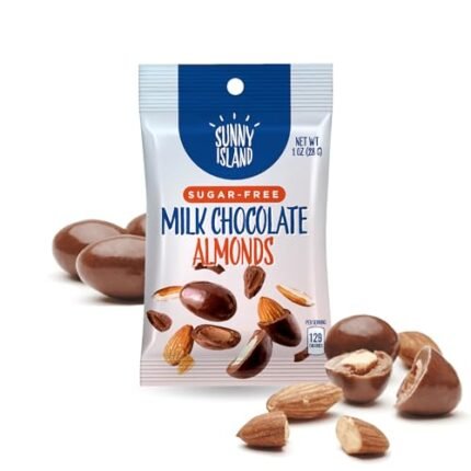 Sugar-Free Milk Chocolate Covered Almonds, 1-Ounce Pouch (Pack of 8)