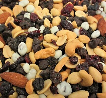 Trail Mix with Greek Yogurt Raisins & Dark Chocolate Dried Fruit and Nuts by Its Delish – 3 lbs. Bulk Bag – Healthy Mix of Greek Yogurt Coated Raisins & Dark Chocolate Chips, Certified Kosher Dairy