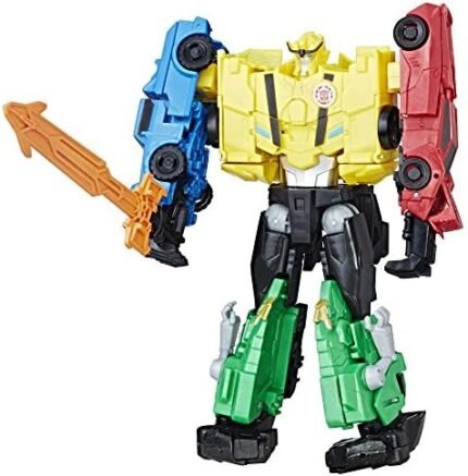 Transformers Toys Autobot Team Combiner Pack - 4 Figure Gift Set – Combine into a Super Robot - Age 6 and Up - 8.5 inch (Amazon Exclusive)