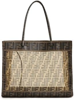 What Goes Around Comes Around Women's Pre-Loved Fendi Brown Mesh Tote