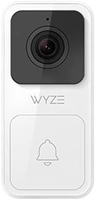 Wyze Video Doorbell, 1080p HD Video, 3:4 Aspect Ratio: 3:4 Head-to-Toe View, 2-Way Audio, Night Vision, Hardwired (Chime not Included)