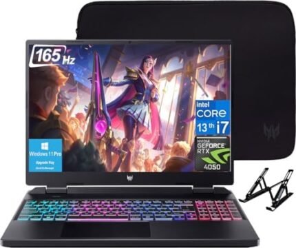 acer 2024 Newest Predator Helios Neo Gaming Laptop, 16" 165Hz Display, Intel Core i7-13700HX, NVIDIA GeForce RTX 4050, 16GB DDR5 RAM, 1TB SSD, Backlit Keyboard, Windows 11 Pro, with Laptop Stand