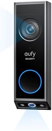 eufy Security Video Doorbell E340 (Battery Powered), Dual Cameras with Delivery Guard, 2K Full HD and Color Night Vision, HomeBase S380 Compatible, No Monthly Fee