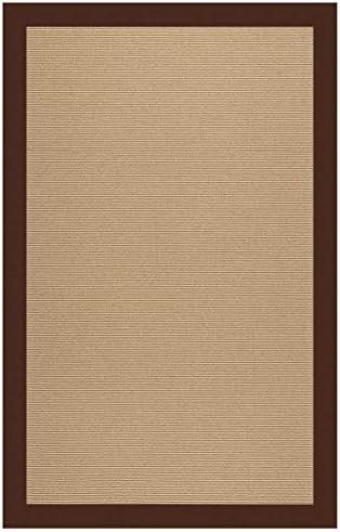 Capel Rugs 1995RS04000600787 Zoe-Sisal Rectangle Machine Tufted Area Rug, 4 x 6', Brown