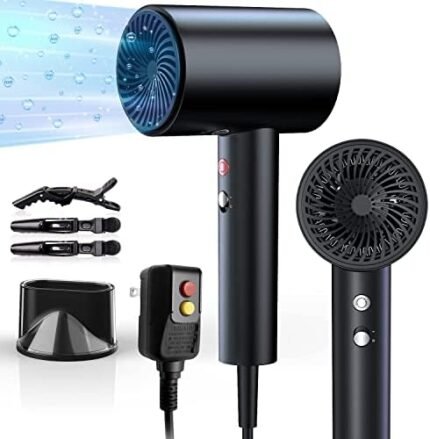 Ionic Hair Dryer Hair Dryer Travel Hair Dryer secadoras de Cabello Hair dryers for Women hairdryer Blow Dryer Brush Hair dryers air Fryer Accessories for ogreem blowdryer Hair Blow Dryer