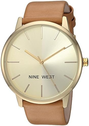 Nine West Women's Gold-Tone Strap Watch