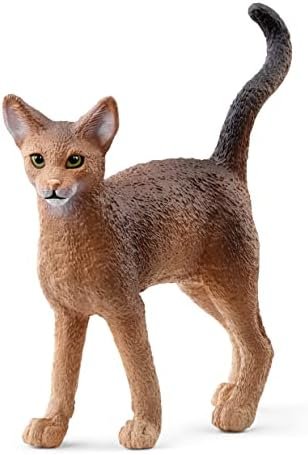 Schleich Farm World New 2023, Cute Farm Animal Toys for Kids and Toddlers, Abyssinian Cat Toy, Ages 3+