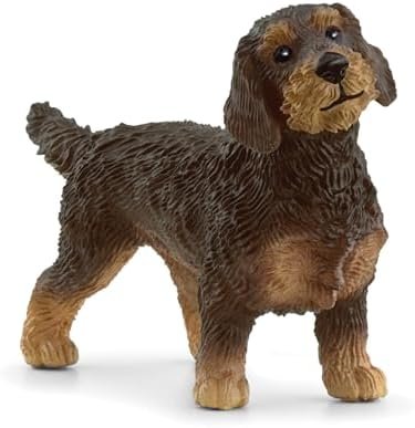 Schleich Farm World New 2024 Farm Animal Toy Wire Haired Dachshund Dog Toy Figurine