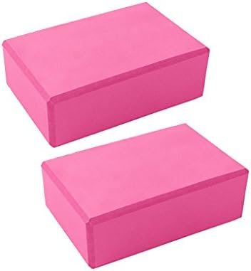 DreamHigh Yoga Block Brick Foam Sport Health Home Exercise Gym Tools 2pcs