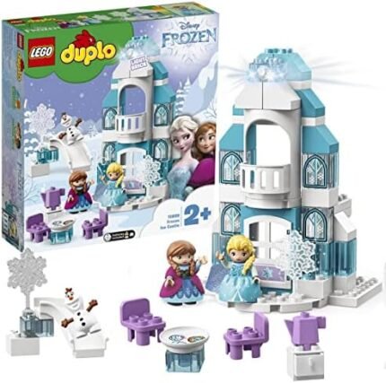 Lego 10899 DUPLO Disney Frozen Ice Castle Princess Elsa and Anna Mini Dolls and Snowman Figure Toys for 2 Years Old Girl and Boy