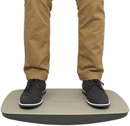 Victor Steppie Balance Board and Steppie Soft Top Reflexology Mat - Pair Together for Full Benefits - Perfect for Standing Desk Users to Relieve Stress of prolonged Standing